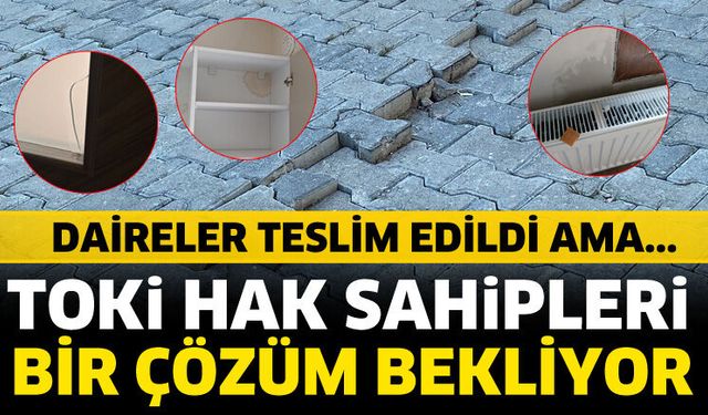 Isparta'da TOKİ hak sahipleri bir çözüm bekliyor