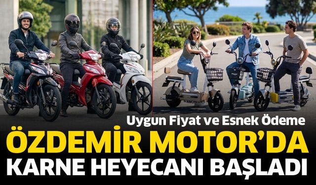 Özdemir Motor’da karne heyecanı başladı
