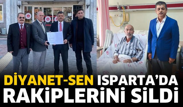 Diyanet-Sen Isparta’da rakiplerini sildi