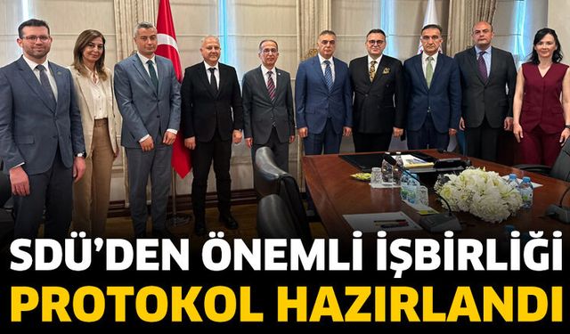 SDÜ'den önemli iş birliği