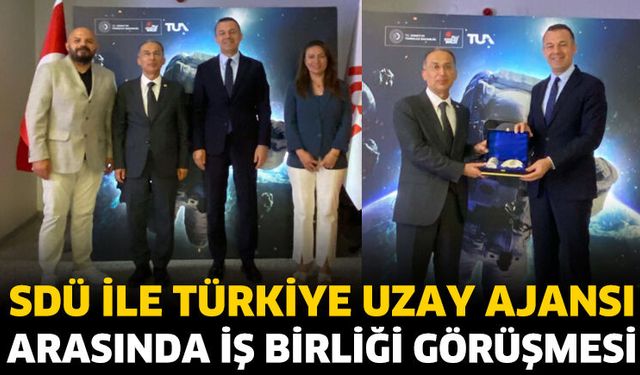 SDÜ ile Türkiye Uzay Ajansı Arasında İş Birliği Görüşmesi
