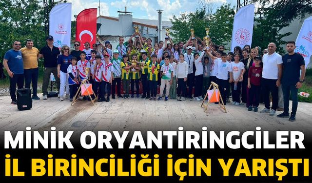 Minik Oryantiringciler İl Birinciliği İçin Yarıştı