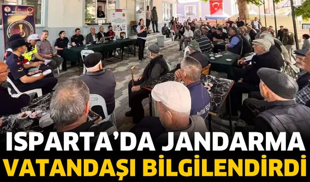 Jandarma vatandaşı bilgilendirdi