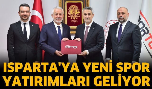 Isparta'ya Yeni Spor Yatırımları Geliyor