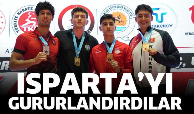 Isparta'yı gururlandırdılar