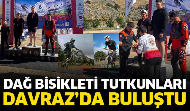 Dağ bisikleti tutkunları Davraz'da buluştu