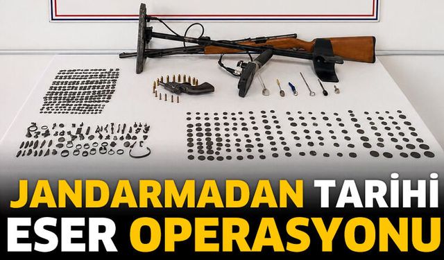 Jandarmadan Tarihi Eser Operasyonu