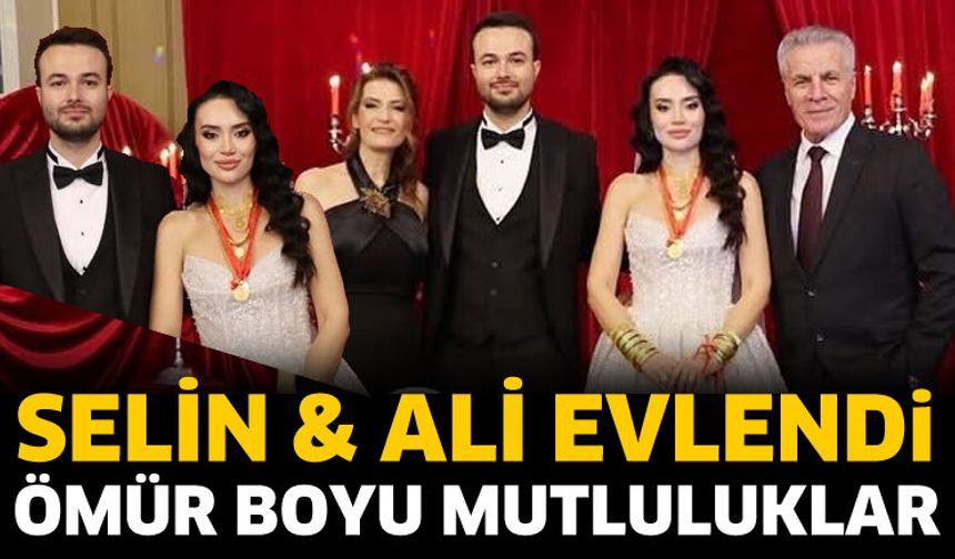 Selin ve Ali dünya evine girdi