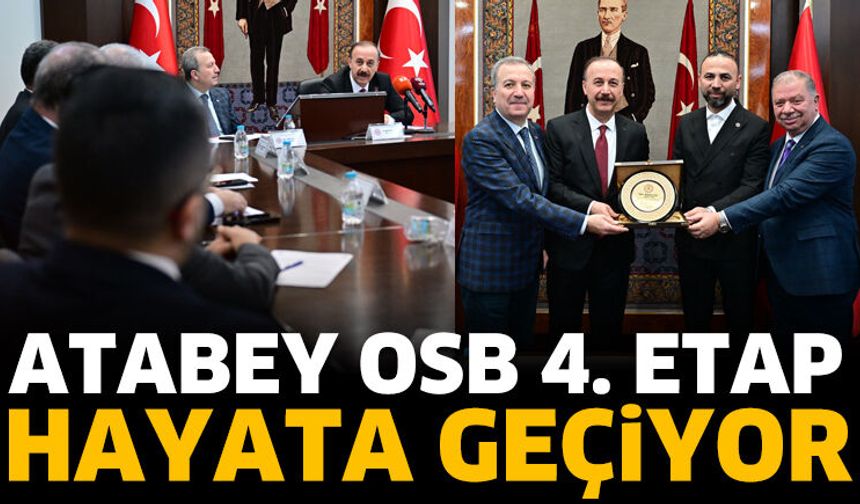 Atabey OSB 4. Etap Hayata Geçiyor