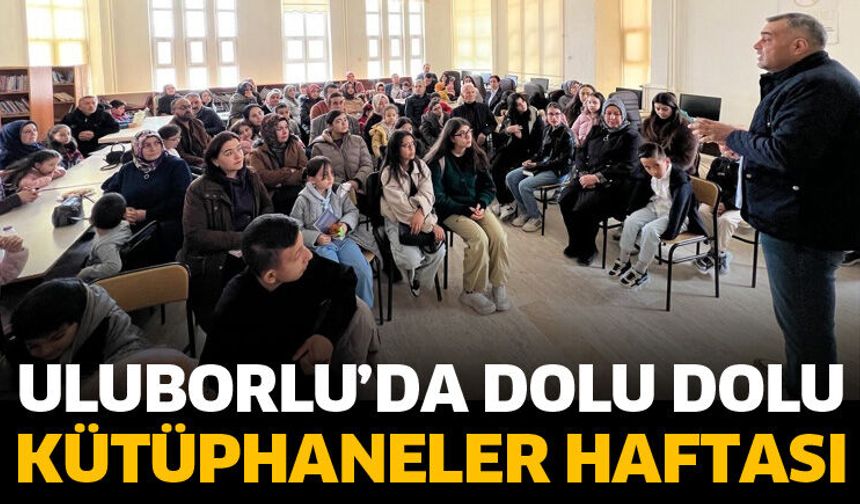 Uluborlu’da dolu dolu Kütüphaneler Haftası