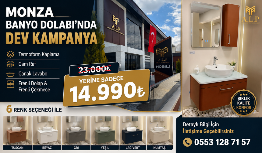 MONZA BANYO DOLABI’NDA DEV KAMPANYA