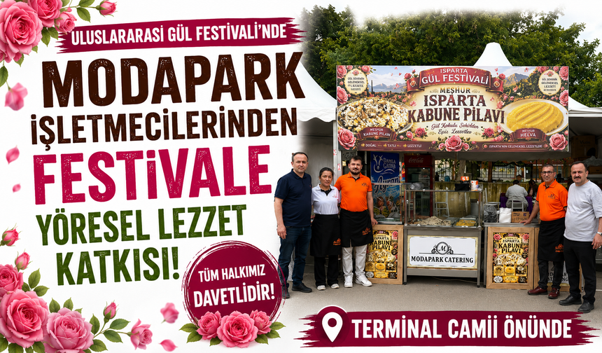 MODAPARK İŞLETMECİLERİNDEN FESTİVALE YÖRESEL LEZZET KATKISI