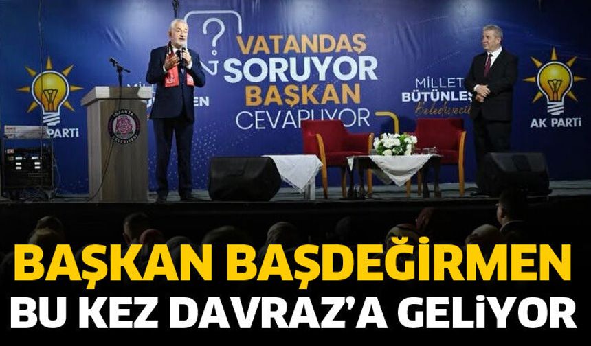 Başkan Başdeğirmen bu kez Davraz’a geliyor