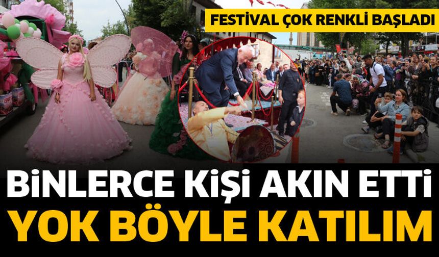 Festival çok renkli başladı