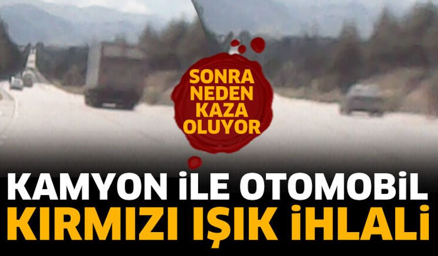 Isparta’da trafik ihlali korku dolu anlar yaşattı