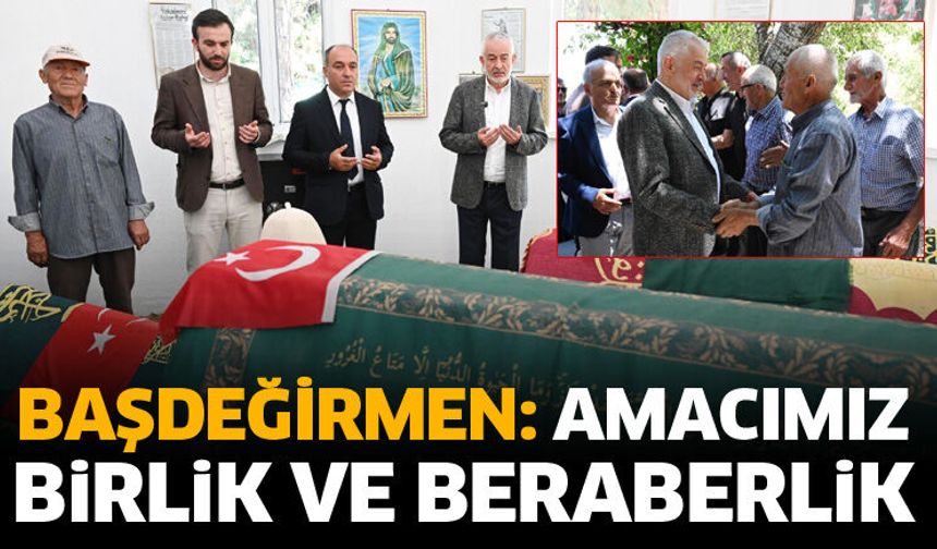 Amacımız birlik ve beraberlik