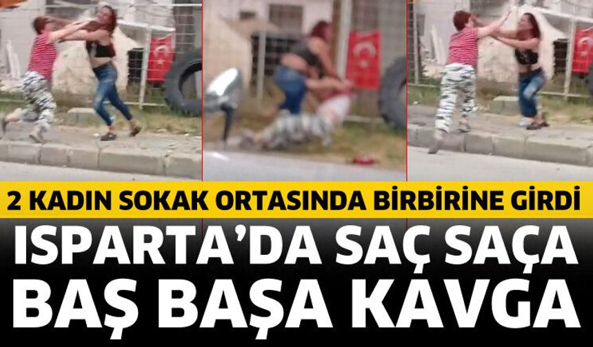 Sokak ortasında kadın kavgası