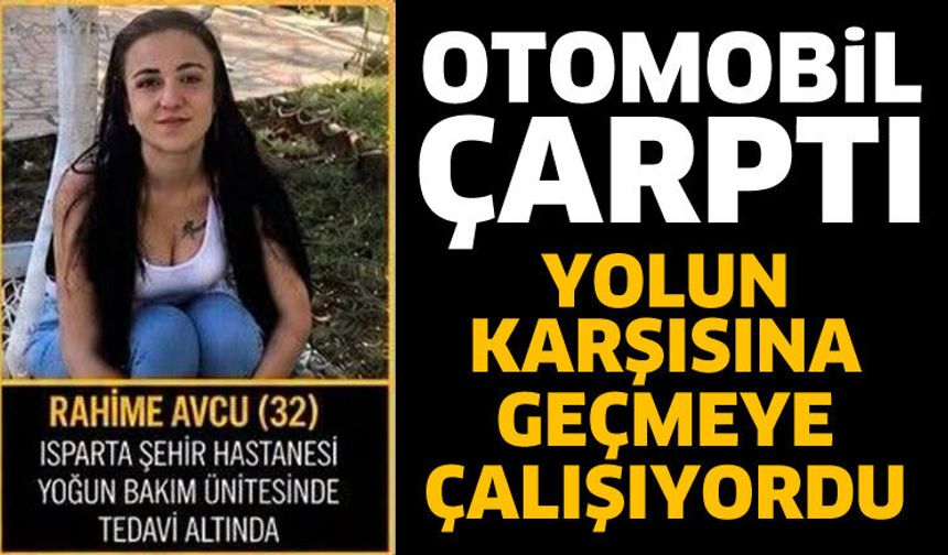 Otomobil yayaya çarptı