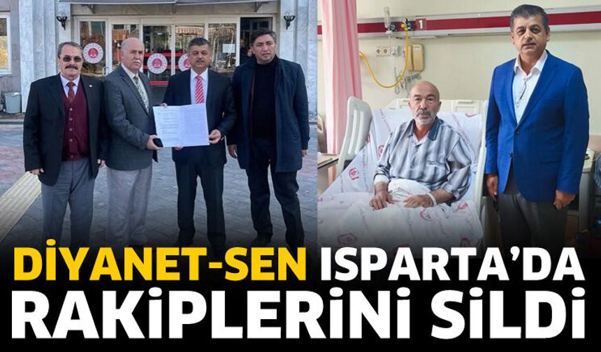 Diyanet-Sen Isparta’da rakiplerini sildi