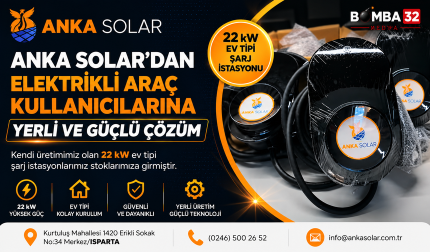 ANKA SOLAR’DAN ELEKTRİKLİ ARAÇ KULLANICILARINA YERLİ VE GÜÇLÜ ÇÖZÜM