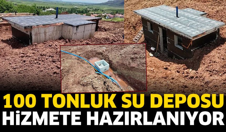 100 tonluk depo hizmete hazırlanıyor