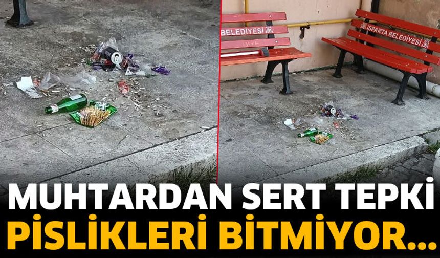 Muhtardan sert tepki