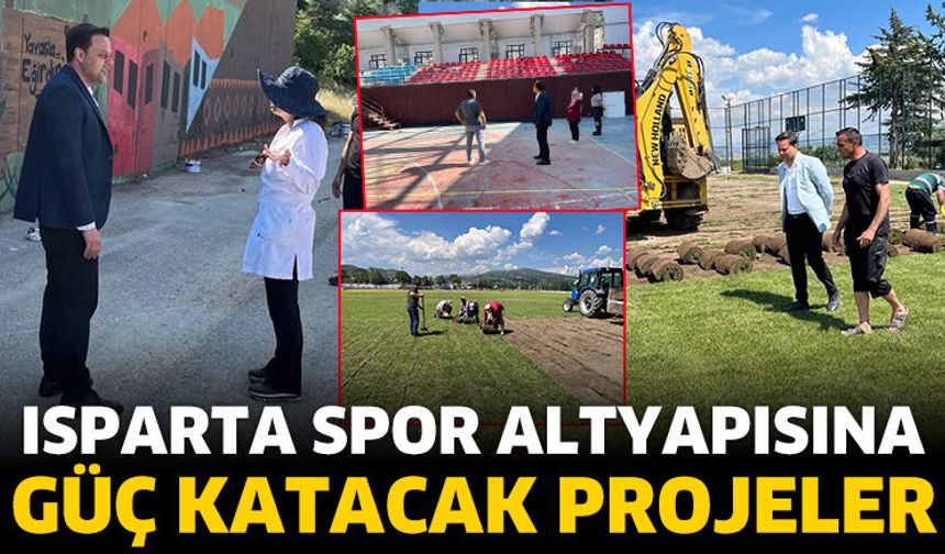 Isparta Spor Altyapısına Güç Katacak Projeler