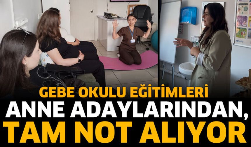 Gebe Okulu Eğitimleri Anne Adaylarından Tam Not Alıyor