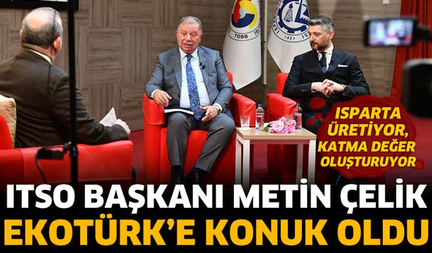 Başkan Çelik EKOTÜRK’e konuk oldu