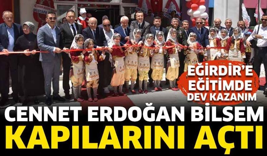 Cennet Erdoğan BİLSEM Kapılarını Açtı