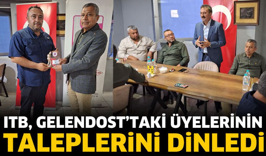 Isparta Ticaret Borsası, Gelendost’taki Üyelerinin Taleplerini Dinledi