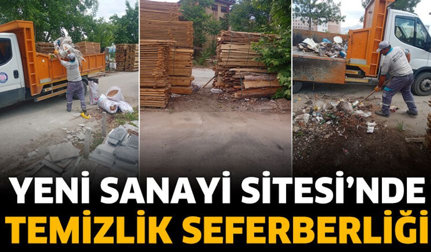 Yeni Sanayi Sitesi’nde Temizlik Seferberliği