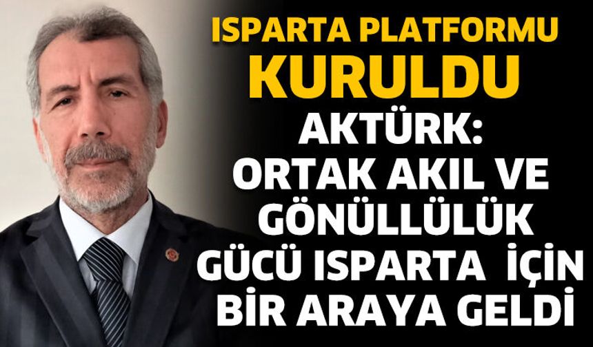 Isparta Platformu Kuruldu