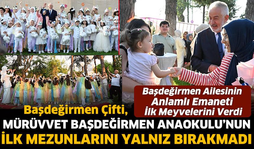 Mürüvvet Başdeğirmen Anaokulu İlk Mezunlarını Verdi