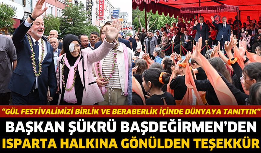 Başkan Başdeğirmen’den Isparta Halkına Gönülden Teşekkür