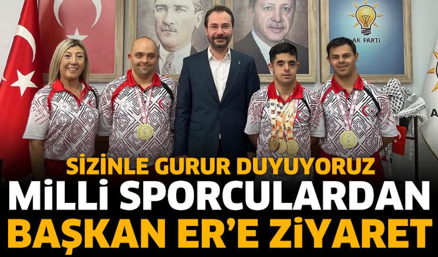 Down sendromlu milli sporculardan gururlandıran başarı