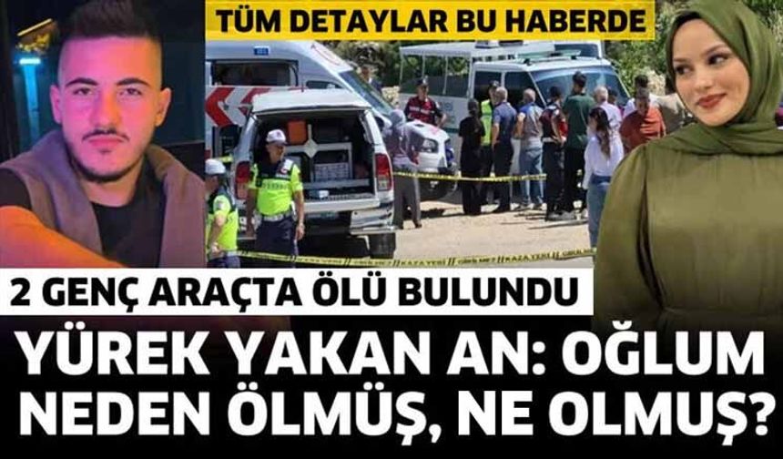 Park halindeki araçta ölü bulundular