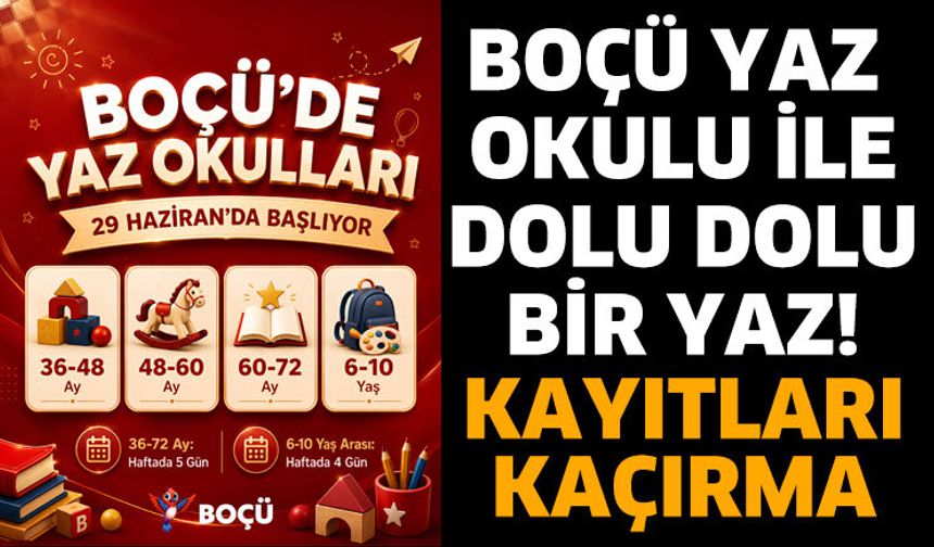 BOÇÜ Yaz Okulu ile Dolu Dolu Bir Yaz!