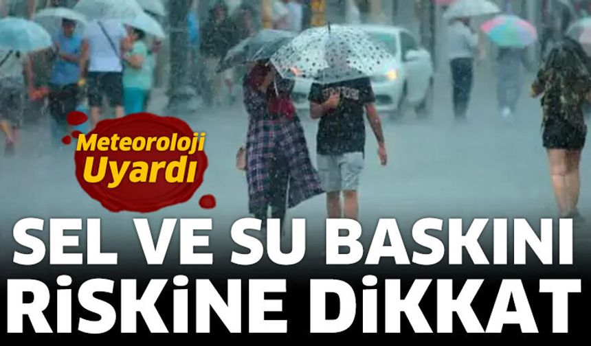 Meteoroloji'den Isparta İçin Kuvvetli Yağış Uyarısı