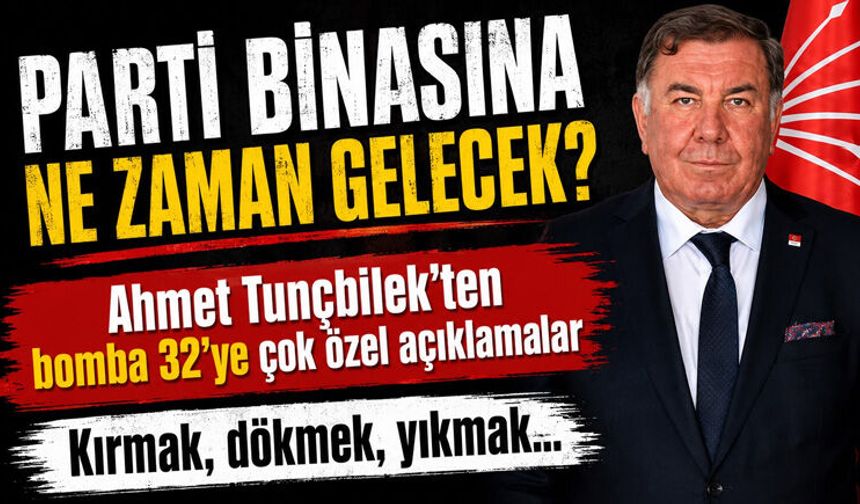 Ahmet Tunçbilek'ten Bomba 32'ye özel açıklamalar