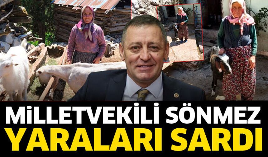 Milletvekili Sönmez yaraları sardı