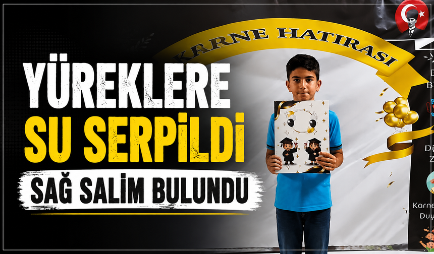 Isparta'da kayıp çocuk bulundu