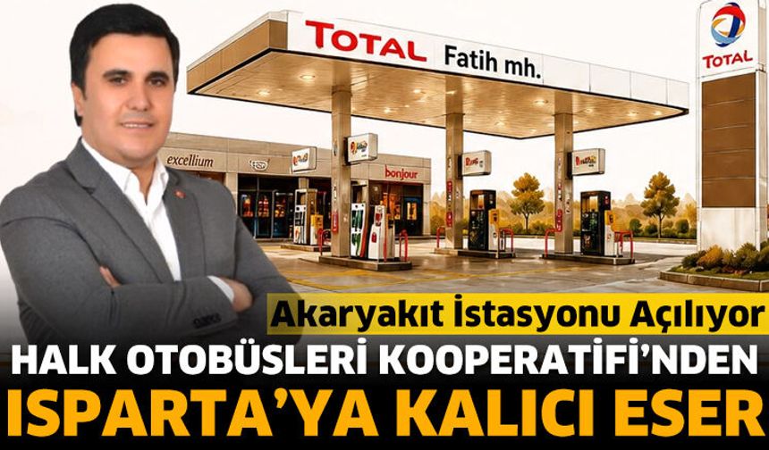 Halk Otobüsleri Kooperatifi’nden Isparta’ya Kalıcı Eser
