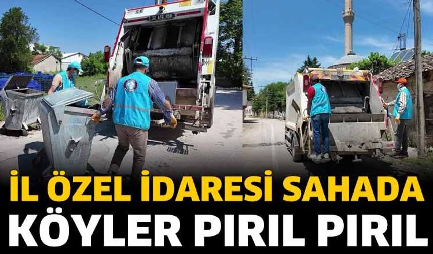 Isparta'nın Köylerinde Temizlik Mesaisi