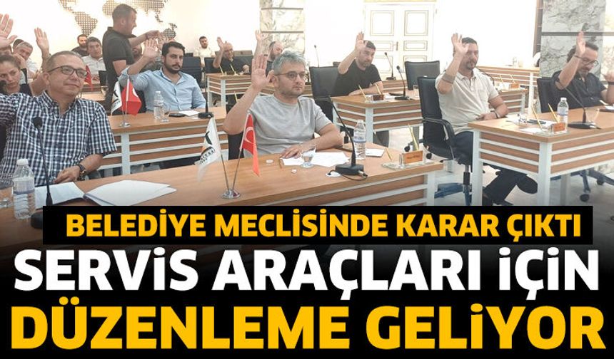 Servis araçları için düzenleme geliyor