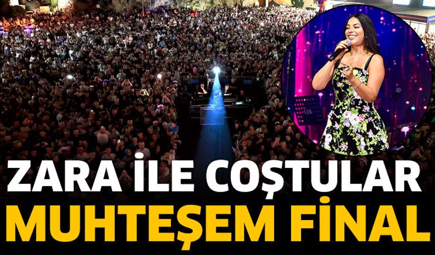 Zara Konseriyle Eğirdir Festivali Muhteşem Final Yaptı