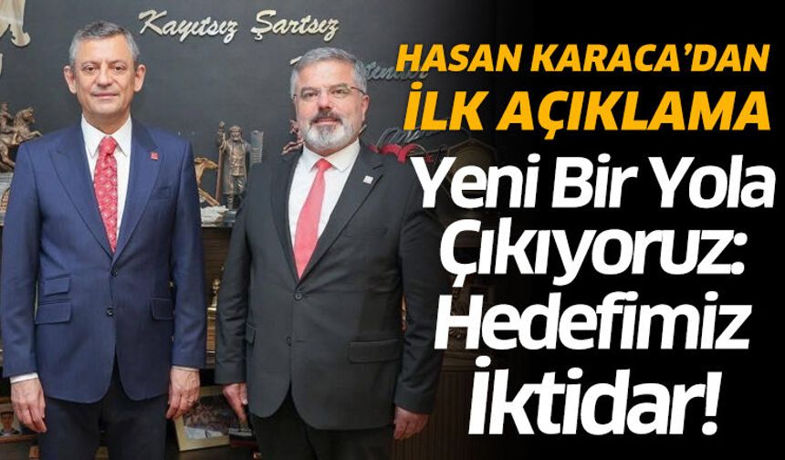 Yeni Bir Yola Çıkıyoruz: Hedefimiz İktidar!
