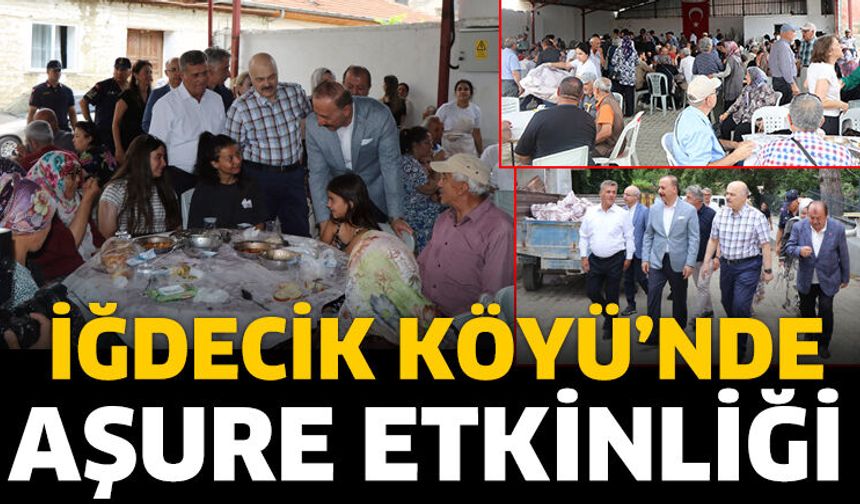 İğdecik Köyü'nde Aşure Geleneği Yaşatıldı