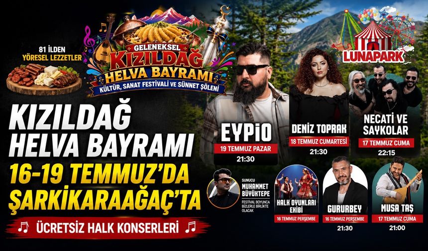 Şarkikaraağaç, Kızıldağ Helva Bayramı için gün sayıyor