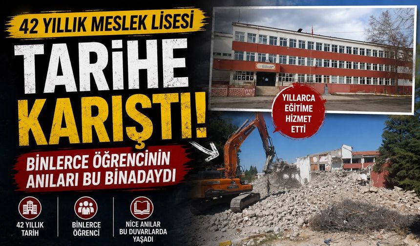 Binlerce öğrencinin anıları bu binadaydı